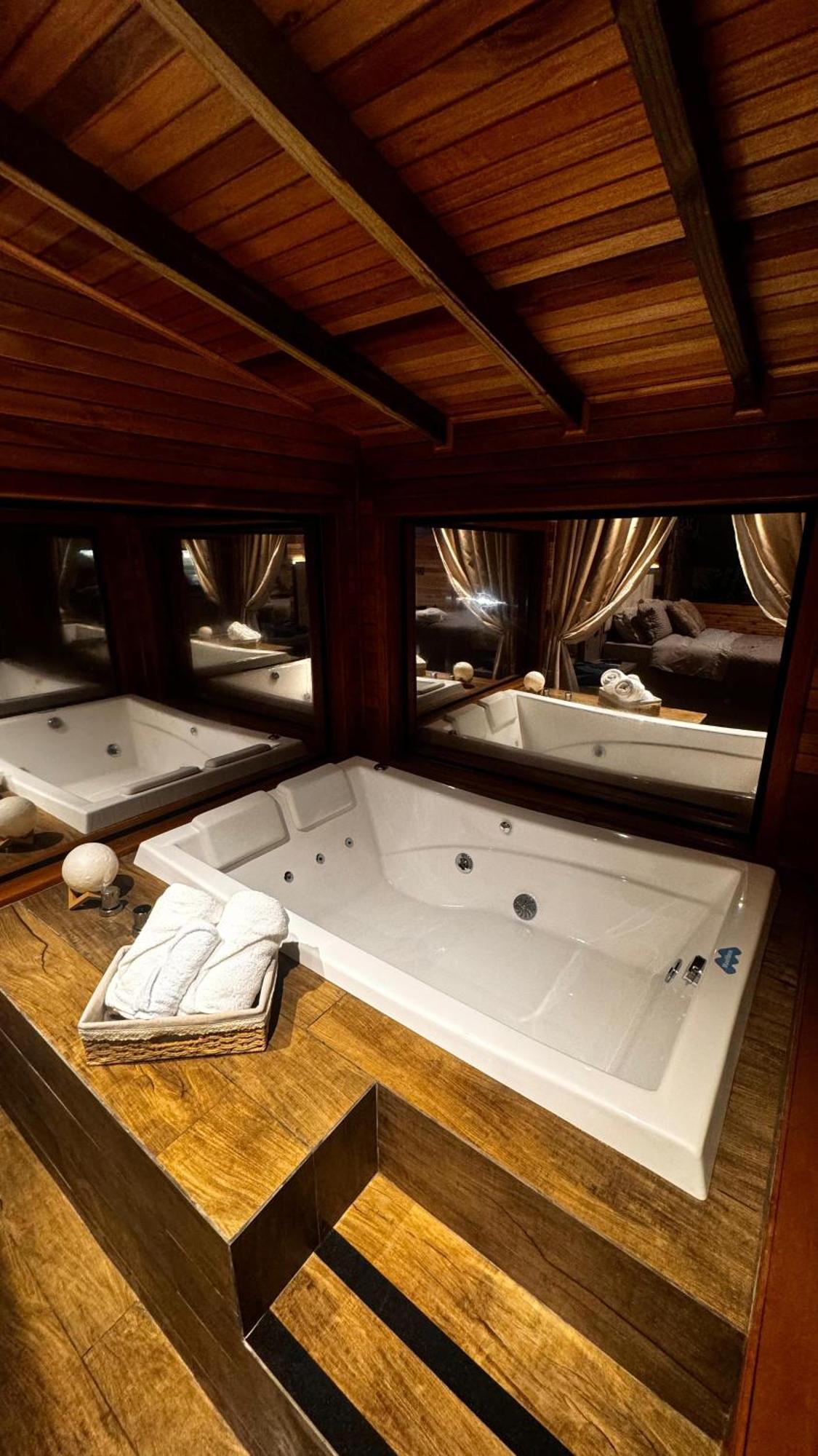 Rural Alpen Com Hidromassagem - Cozinha Completa 木屋 Bom Jardim da Serra